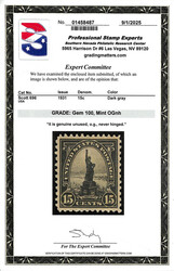 1931, 15¢ Statue of Liberty, rotary press printing (Scott 696), o.g. ...
