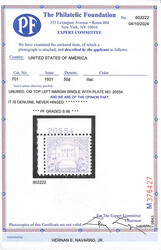 1931, 50¢ Arlington Amphitheater, rotary press printing (Scott 701), ...