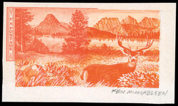 1935, National Parks, imperf., 8¢ to 10¢ with gorgeous Remarques by ...