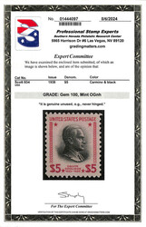 1938, Presidential Issue, $5 Coolidge (Scott 834), o.g., never hinged ...