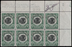 1915, 1c Balboa, green & black, type III overprint (Scott 46), a ...
