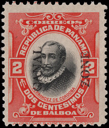 1920, 2c Córdoba, orange vermilion & black, type III overprint ...