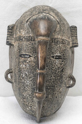 Elfenbeinküste, Holzmaske, Höhe: ca. 25 cm.  Automatically ...