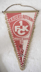 1. FC Kaiserslautern - Wimpel, Abschiedsspiel von Ronnie Hellström ...