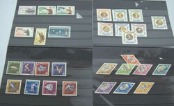 Lot Steckkarten Rumänien "Olympische Spiele" 1964 - 1965, ...