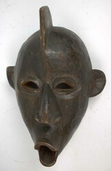 Afrikanische Gesichtsmaske, Holz, Länge ca. 34 cmAutomatically ...