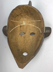 Afrikanische Gesichtsmaske, Holz, Länge ca. 34 cmAutomatically ...