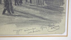 Georg Paul Schön (1909 - 1942) Bleistiftzeichnung "Alt - Berlin, ...