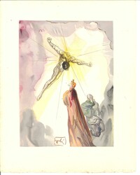 Salvador Dali, Holzschnitt "Die Göttliche Komödie 5 - Erscheinung ...