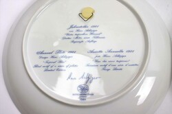 2 Jahresteller, Hutschenreuther 1x "Unter tropischen Himmel" 1981, ...