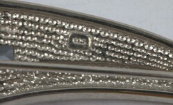 Brosche, 925er Silber, BlautopasAutomatically generated translation ...