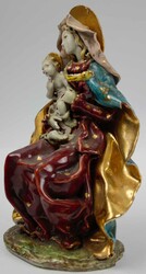 Keramik Figur "Madonna mit Kind" am Stand E.P.F. Italy, wohl Eugenio ...
