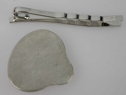 2 Teile, dabei Krawattennadel sowie 1 Anhänger besetzt mit ...