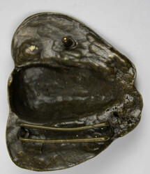 Vintage Gürtelschnalle "Elefant", mit Strassteinen ...