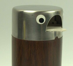 WMF Erdnussspender aus Kunststoff und Chrom, 70er Jahre. Höhe ca. 19 ...