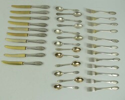 Lot Jugendstil Besteck "BSF 90" bestehend aus 13 Mokkalöffel, 12 ...
