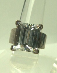 Joop 925er Silberring mit großem Bergkristall besetzt. Ringgröße ...