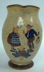 Villeroy & Boch Keramik Krug, handbemalt. Höhe ca. 17 cm. Am Stand ...