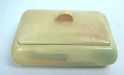 Keramik Butterdose, am Stand gemarkt Pfalzkeramik und Modelnr. 6602. ...