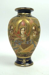 Satsuma vase, Japanese ceramic from the late 19th century. ...