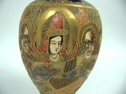 Satsuma vase, Japanese ceramic from the late 19th century. ...