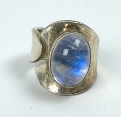 Damenring, 925er Silber, mit Schmuckstein besetzt. Ringgröße 62  ...