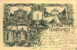 Ansichtskarte " Schloss Fürstenried", gelaufen Muenchen 2 Nov. 4- Nm ...