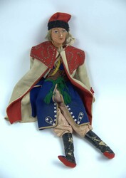 polnische Volkspuppe mit Krakauer Tracht, 50er Jahre. Stark ...