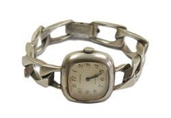 Damen Armbanduhr DUGENA, 925er Silber. Mechanisch, Funktion ...