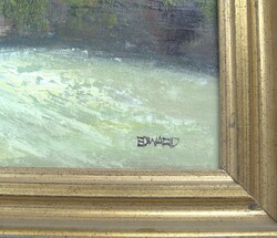 Ölgemälde auf Leinwand im impressionistischen Stil, antike ...