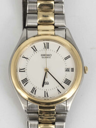 Herrenarmbanduhr Seiko Quartz, mit Datumsanzeige, Funktion nicht ...