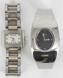 2 Damenarmbanduhren ESPRIT, Funktion nicht geprüft.Automatically ...