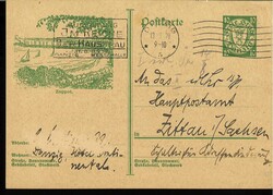 Danzig 1929, Ganzsache. Gelaufen nach Zittau.Automatically generated ...