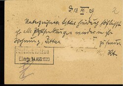 Danzig 1929, Ganzsache. Gelaufen nach Zittau.Automatically generated ...
