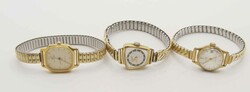 Lot von 3 Damen Armbanduhren verschiedene Modelle dabei Junghans, ...