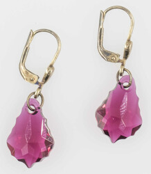 Ohrringe mit Schmucksteinen, gepunzt 925er Silber.Automatically ...