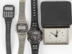 Lot Armbanduhren, dabei Casio 5208 AQ S800W, Taucheruhr, Piratron ...