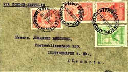 7690: Sammlungen und Posten Zeppelin und Luftpost - Flugpostmarken