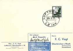 7690: Sammlungen und Posten Zeppelin und Luftpost - Flugpostmarken