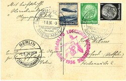 7690: Sammlungen und Posten Zeppelin und Luftpost - Flugpostmarken