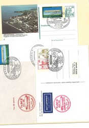 7690: Sammlungen und Posten Zeppelin und Luftpost - Stempel