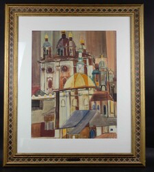 100.70: Paintings, Watercolours Contemporaneus Art