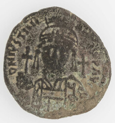 Byzantinisches Reich, Follis Justinus. Automatically generated ...