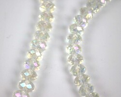 Schmuckset mit Glasperlen bestehend aus Kette und Armband, beides 925 ...