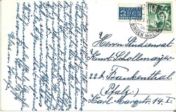 Ansichtskarte Gensingen, Mehrfachansicht. Gelaufen 1949.  ...