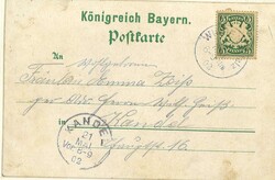 Ansichtskarte "Gruss aus Winden Rheinpfalz". Gelaufen 1902.  ...