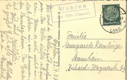 Ansichtskarte "Wahlen i. Odenwald", Mehrfachansicht. Gelaufen 1937.  ...