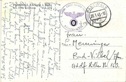 Ansichtskarte "Löcknitz i. Pom - Hotel Preußenhof". Gelaufen 1941.  ...