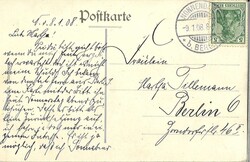 Ansichtskarte "Gruß aus dem Klosterhof zu Wittenberg - Besitzer H. ...