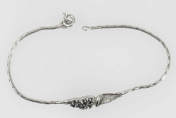 Bracelet, 835 silver, set with gemstones. Length approx. 19.5 cm